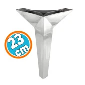 Mobilya Yükseltici Kanepe Sehpa TV Ünitesi Koltuk Ayağı Baza Ayakları Krom 23 cm thumbnail 1