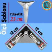 Mobilya Yükseltici Kanepe Sehpa TV Ünitesi Koltuk Ayağı Baza Ayakları Krom 23 cm thumbnail 2