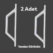 Pimapen PVC Pencere Kapı Sineklik Çerçeve Montaj Seti Plastik Kol Menteşe Çıt Çıt Tutamak 10'lu Set thumbnail 3