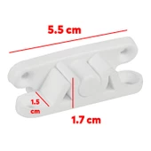 Pimapen PVC Pencere Kapı Sineklik Çerçeve Montaj Seti Plastik Kol Menteşe Çıt Çıt Tutamak 10'lu Set thumbnail 8