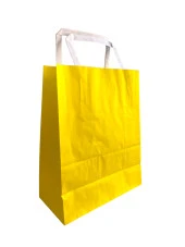Umur Karton Çanta 9x18x23 (Sarı 90gr Kraft ) – 5 Li Paket - 1