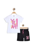 3-7 Yaş Şortlu Takım Beyaz - 624155.1576. - 1