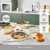 Karaca 15 Parça Tam Set Yanmaz ve Yapışmaz Tencere Seti - 5