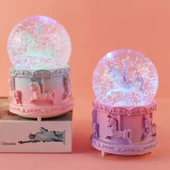 Orta Boy Unicorn Kar Küresi - 1