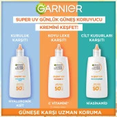 Garnier Ambre Solaire Super UV C Vitamini Koyu Leke Karşıtı Fluid Yüz Güneş Kremi SPF50+ 40ML - 7