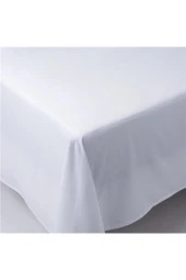 Üntaş Life 180x240 Gold Serisi Tek Kişilik Düz Beyaz Otel Çarşafı Ecotel2 - 3