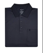 Ercan Yakalı Klasik Fit Kısa Kol Erkek Tişört-6741 - 1