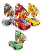 Ctoys Kuşa Dönüşebilen Oyuncak Araba 339 60 Kırmızı thumbnail 2