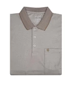 Ercan Yakalı Klasik Fit Kısa Kol Erkek Tişört-6748 - 1