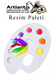 20x20 Tuval Seti 1 Paket Masa Üstü Şövale Mydido Akrilik Boya Plastik Spatula Resim Fırçası Palet Ponpon Sünger Fırça - 4