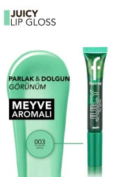 Flormar Juicy Doğal Renk Veren Meyve Aromalı Nemlendirici Dudak Parlatıcısı - 003 Apple - 4