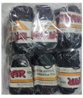 BAYAR MAKROME İPİ-6LI PAKET-SİYAH - 1