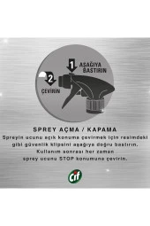Cif Power Perfect Fırın Ocak Mangal için Sprey Temizleyici 435 ml - 4
