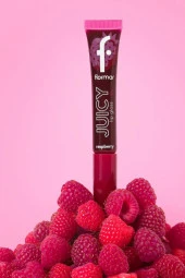Flormar Juicy Doğal Renk Veren Meyve Aromalı Nemlendirici Dudak Parlatıcısı - 001 Raspberry - 5
