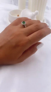 925 Ayar Kadın Gümüş(Silver) Yüzük - 1