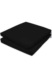 RevuBaby Araba Ortopedik Oturma Minderi Oto konfor pedi Sandalye Yumuşatıcı Siyah 4CM Kalınlık 50x50cm - 4