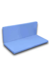 RevuBaby Arkalıklı Bank Minderi  Bamk Minderi Sırtlıklı 110x50x5cm - 1