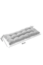 RevuBaby Dolgun Bank minderi Bahçe Mobilya Minderi  Uzun Sandalye Minderi Bank Konfor Pedi 90x50x7CM - 2
