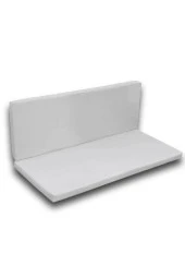 RevuBaby Arkalıklı Bank Minderi  Bamk Minderi Sırtlıklı 110x50x5cm - 1