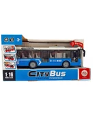 Ctoys Ses ve Işıklı Oyuncak Şehir Otobüsü A1119 13 Mavi - 1