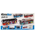 Ctoys Ses ve Işıklı Oyuncak Şehir Otobüsü A1119 13 Mavi - 3
