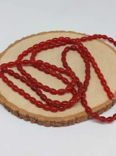 Akik Taşı Arpa Kesim Dizi 6*8.5mm (49974) thumbnail 3