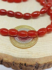 Akik Taşı Arpa Kesim Dizi 6*8.5mm (49974) thumbnail 2