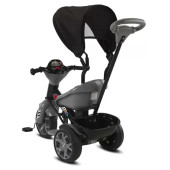 Babyhope Bobo Tenteli İtmeli Bisiklet Gri thumbnail 1