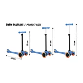 Mini Twister Led Işıklı 3 Teker Çocuk Scooter - 9