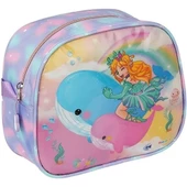 Relaxion Kabartmalı Balina Deniz Kızı Figürlü Pullu 3'Lü İlkokul Çantası Beslenme Kalemlik Seti 1370 - 4