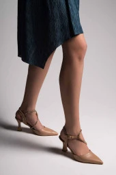 Kadın Taşlı Topuklu Ayakkabı TR150Y23C thumbnail 4