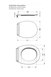 Bien Adesso Eko Tak Çıkar Klozet Kapağı (Normal Kapanan) thumbnail 2