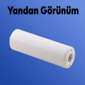 Mobilya Baza Koltuk Tv Ünitesi Ayakları Silindir Kanepe Gizli Orta Destek Ayağı 14 cm Beyaz thumbnail 4