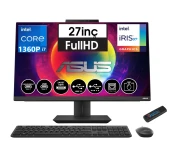 ASUS A5702WVAK-I7161TBB0D Intel® Core™ i7-1360P 16GB 512GB SSD Freedos 27" FHD ALL IN ONE BİLGİSAYAR I7161TBB0D01+ZettaUsbBellek thumbnail 1