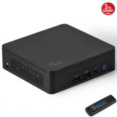 Asus NUC13 PRO Slim Kit İntel Core vPro® 1350P 64GB 1TB SSD Windows 11 Pro Wifi/Bluetooth/Thunderbolt Mini Bilgisayar NUC13L3KV5P15 + Zetta Flash Bellek thumbnail 1