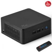 Asus NUC13 PRO Tall Kit İntel Core vPro® 1350P 16GB 512GB SSD Freedos Wifi/Bluetooth/Thunderbolt Mini Bilgisayar NUC13L3HVF06 + Zetta Flash Bellek - 1