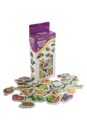 Dıytoy Dıytoy Manyetik Meyveler Sebzeler Mıknatıslı Eğitici Oyuncak (3+ Yaş) (26 Parça) thumbnail 1