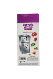 Dıytoy Dıytoy Manyetik Meyveler Sebzeler Mıknatıslı Eğitici Oyuncak (3+ Yaş) (26 Parça) thumbnail 3