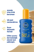 NIVEA Güneş Koruyucu Ve Nemlendirici Sprey 200ml, Spf50, Suya Dayanıklı, Uva/uvb Koruması - 2