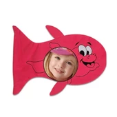 Kişiye Özel Tasarlanabilen Kız Erkek Çocuk Pembe Balık Yastık - 1