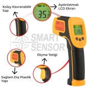 Smart Sensor AS530 Hassas Sıcaklık Ölçme Cihazı-550°C - 3