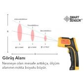 Smart Sensor AS530 Hassas Sıcaklık Ölçme Cihazı-550°C - 4