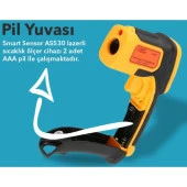 Smart Sensor AS530 Hassas Sıcaklık Ölçme Cihazı-550°C - 5