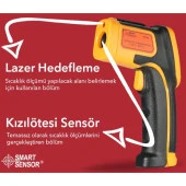 Smart Sensor AS530 Hassas Sıcaklık Ölçme Cihazı-550°C - 6