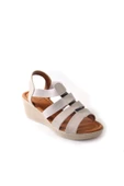 Papuçcity Mvşm 02860 Orto Pedik Dolgu Topuk Günlük Kadın Sandalet - 6