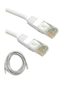 20 Metrelik Cat6 Lan Fabrikasyon Internet Data Kablosu(ethernet Modem Rj45 Uçlu Jacklı Network Adsl) - 1