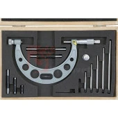 Asimeto AS-111 Değiştirilebilir Çubuklu Mekanik Dışçap Mikrometresi 400-500mm thumbnail 1