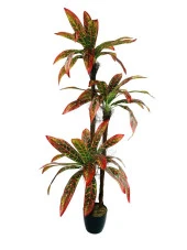 Yapay Ağaç Kroton Yukka 3Katlı 54 Yaprak 130*65cm - 1