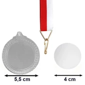 Kişiye Özel Tasarlanabilen Gümüş Madalya 5.5 cm - 1
