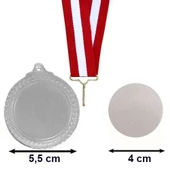 Kişiye Özel Tasarlanabilen Gümüş Madalya 5.5 cm - 2